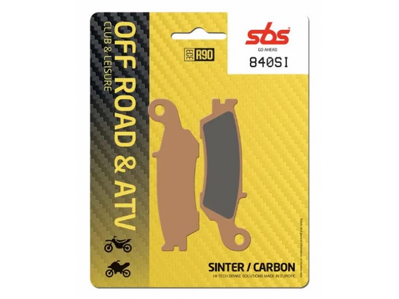 Гальмівні колодки SBS Sport Brake Pads, Sinter/Carbon 840SI